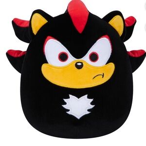 Squishmallows Black & Red Sonic The Hedgehog Shadow Character Plush